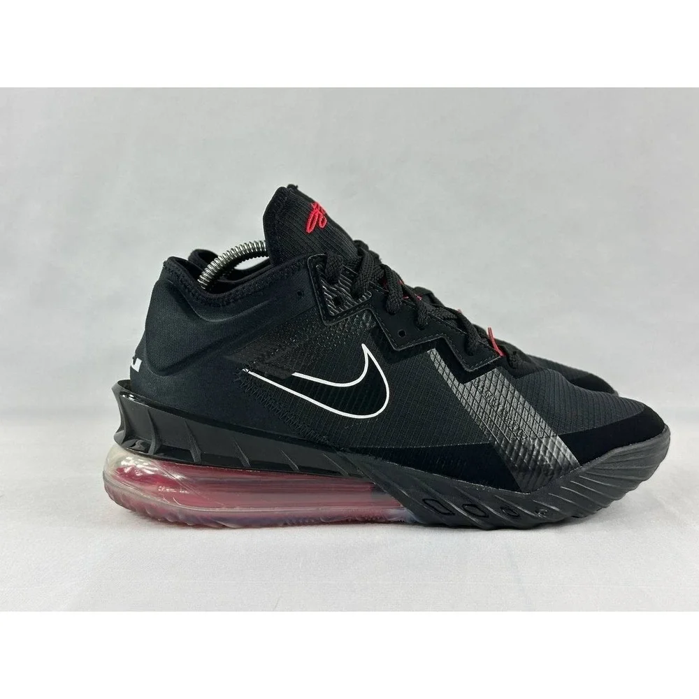 Nike LeBron 18 Low 'Bred' CV7562-001 Men's Size 8.5